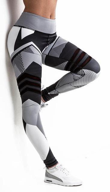 Printed High Elastic Leggings