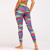 Yarn Print Patchwork Leggings