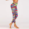 Yarn Print Patchwork Leggings